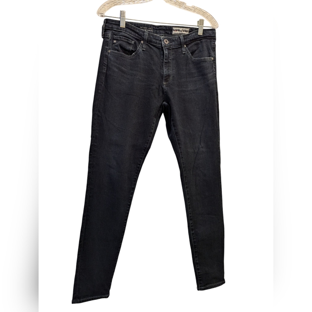 AG Adriano Goldschmeid "The Abbey Ankle" Mid Rise Denim Blue Jeans Sz 29 R *EUC